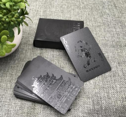 Black Diamond laser creative plastic poker cards